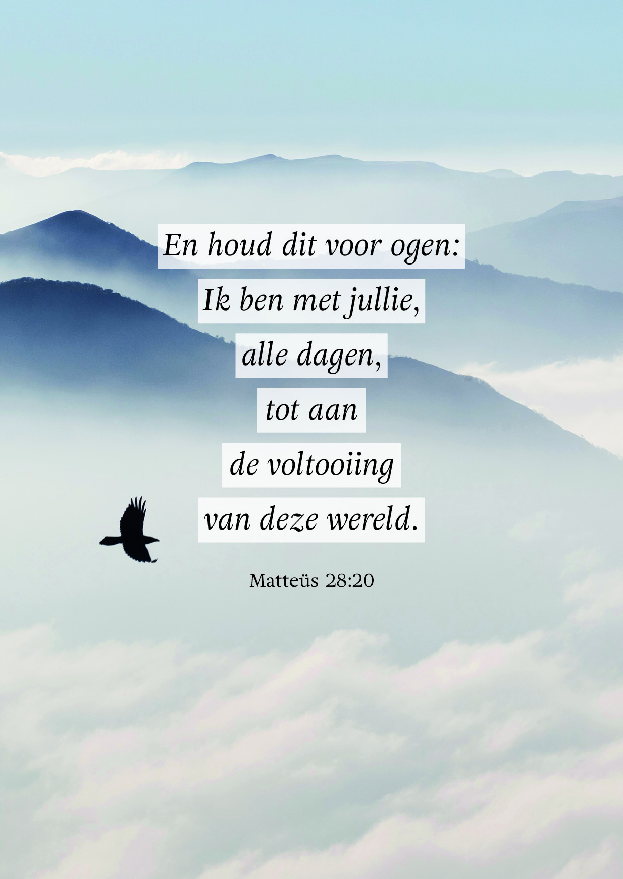 Poster A4 En houd dit voor ogen