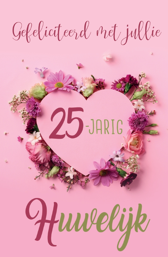 25 jaar Getrouwd 25 jaar getrouwd Baaij Light Cards