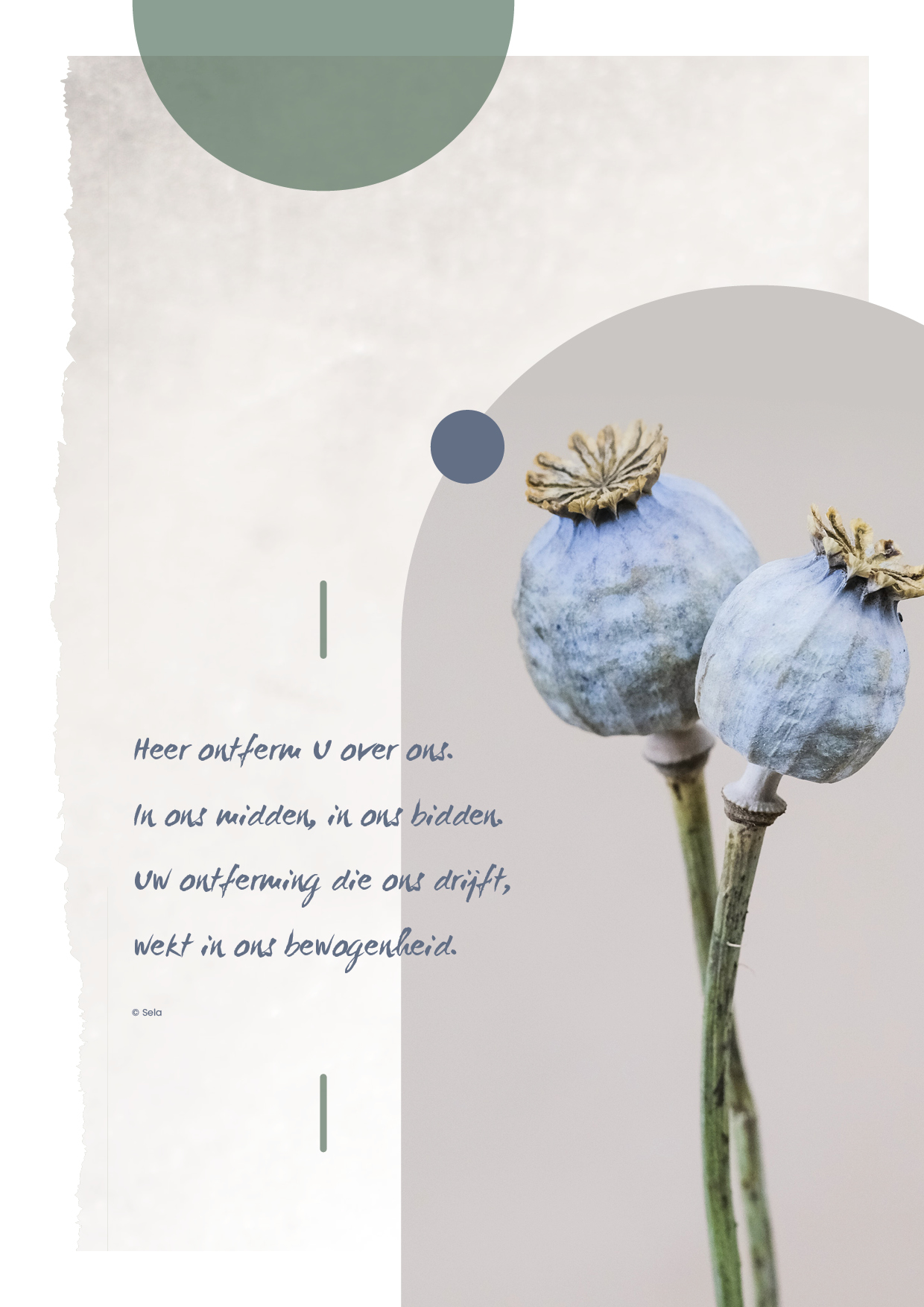 Heer Ontferm U Over Ons Poster A4 Heer ontferm U over ons - Posters - Baaij Light Cards Webshop